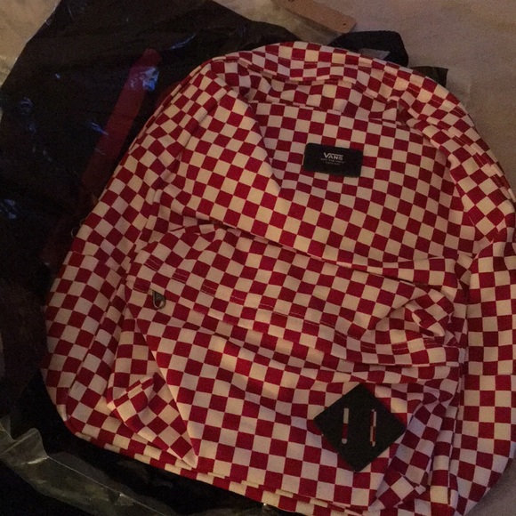 checkered vans bag